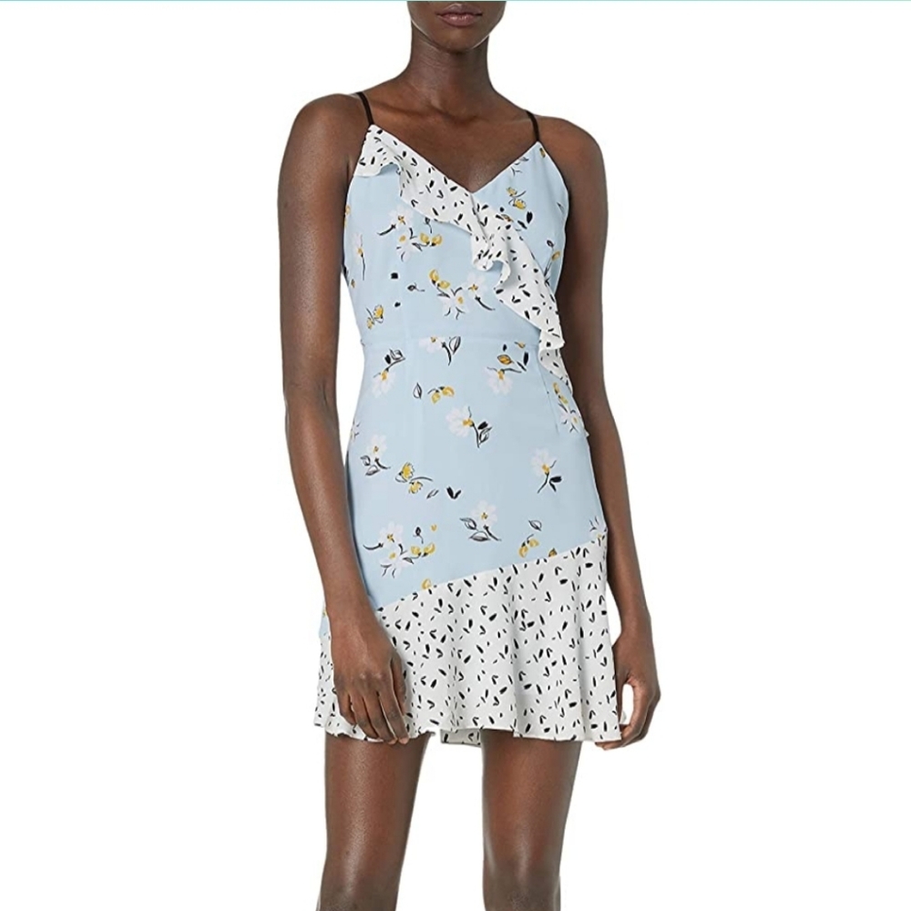 Cooper + Ella pattern mix dress